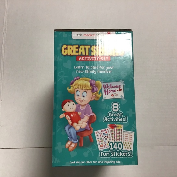 Little Medical School Great Sibling Activity Set 8 Fun Activities w/Toy Doll NEW - Picture 6 of 7
